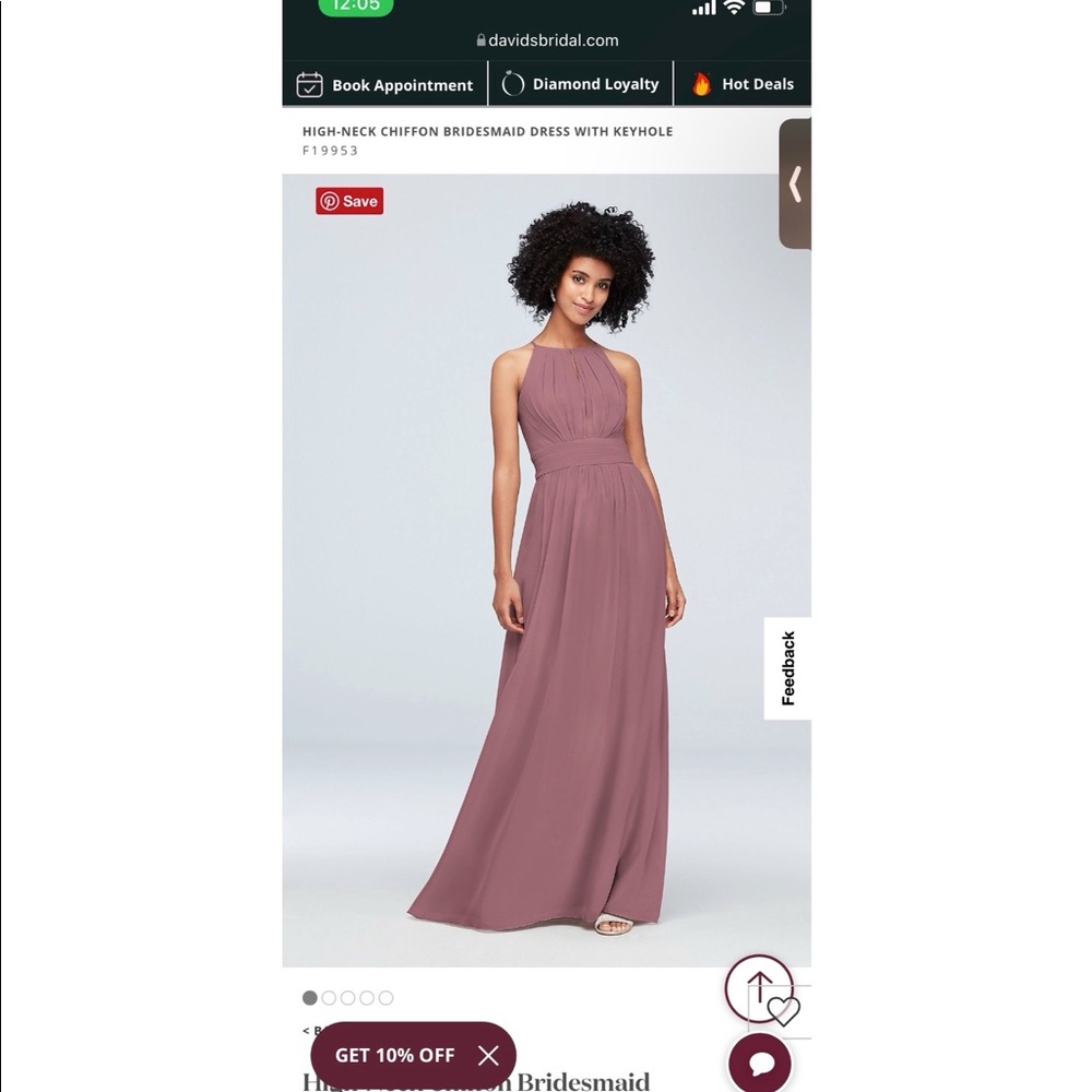 Quartz Bridesmaid Dress from Davids Bridal
